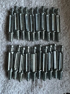 20 tornillos CAM-LOCK 1” 3/4 muebles estilo pasador sujetadores rosca gruesa Foto 1 de 4