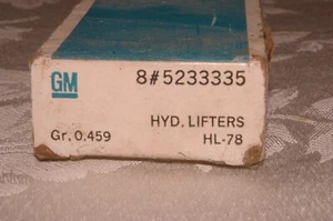 GM LIFTERS NOS BOX OF 8 #5233335 BRAND NEW - Picture 1 of 2
