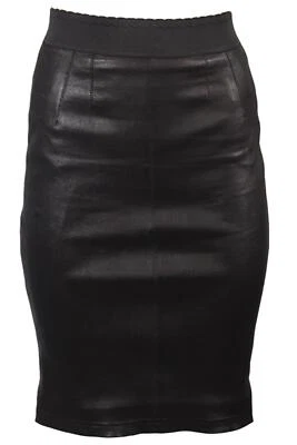 DOLCE & GABBANA КОЖИ MIDI ЮБКА ЭТО 40 UK 8 - Изображение 1 из 4