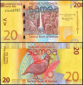 Samoa 20 Tala, 2012 ND, P-40b, UNC - Bild 1 von 1