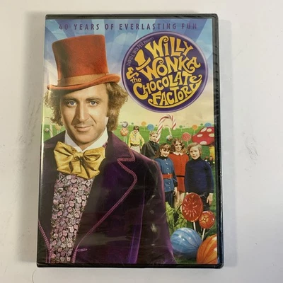 Willy Wonka and the Chocolate Factory DVD 2011 40th Anniversary New Sealed - Image 1 of 2