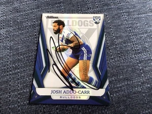 Josh Addo-Carr Signed 2023 Silver Traders nrl trading card Canterbury Bulldogs # - Picture 1 of 1