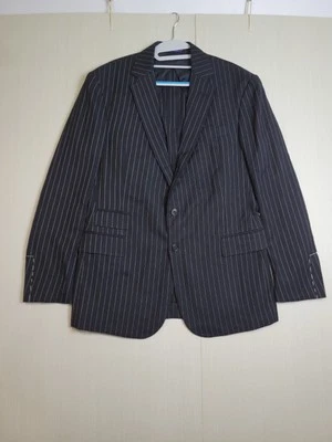 Ralph Lauren Púrpura Etiqueta Kent A Mano Traje A Rayas Chaqueta Hombres 40R $2295 Foto 1 de 4