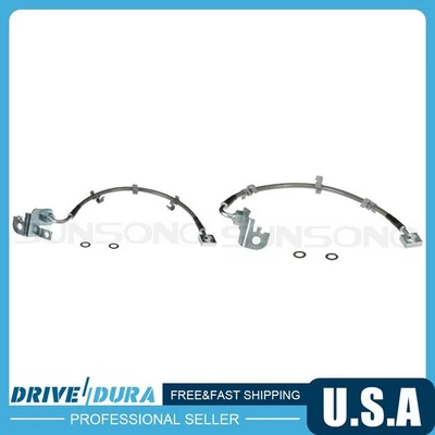 Manguera hidráulica de freno delantera izquierda y derecha para Jaguar S-Type 2003 2004 2005 3,0 L Foto 1 de 4