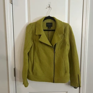 Tahari Women’s Motor Jacket Medium Wool Blend - Picture 1 of 5