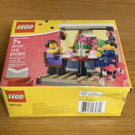 LEGO 40120 Valentine&rsquo;s Day Dinner Seasonal Set 114pcs Brick Separator Box