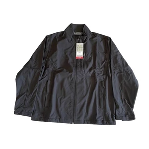 Free Country Men's Softshell Jacket XL Jet Black Full Zip Journeyman Flex Super  - Picture 1 of 5