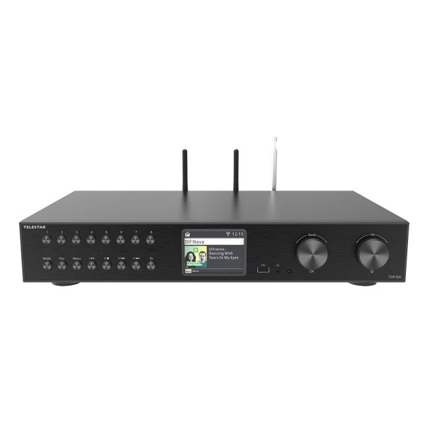 TELESTAR TOP 500 HiFi-Tuner mit DAB+/UKW & INTERNET Radio in HiFi-Rack-Breite 43