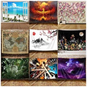 Extra Large Tapestry Wall Hanging Fabric Art Nature Medieval Game Anime 230x180 - Picture 1 of 180