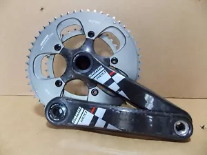 Juego de bielas compactas Sram rojo fibra de carbono 10 velocidades 177,5 BB30 50/34 bac60 - Imagen 1 de 9