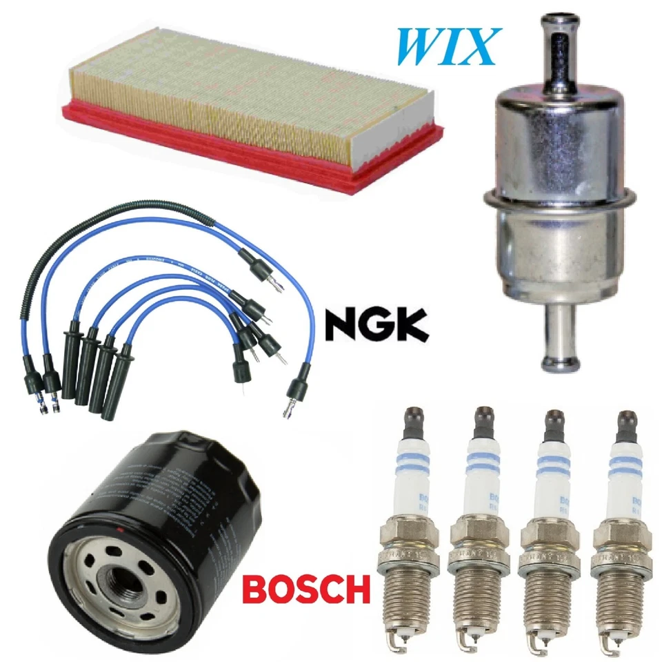 Tune Up Kit Filters Wire Spark Plugs For PLYMOUTH TURISMO 2.2 L4 2.2L 1985 - Image 1 of 1