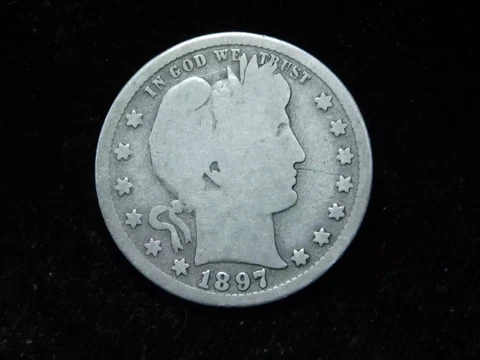 1897-S 25c Barber Quarter - Series Key Cover