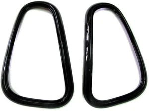 Gloss Black TailLight Rim Surround for 02-02 Mini Cooper R52 R53 (2 pieces) - Picture 1 of 4