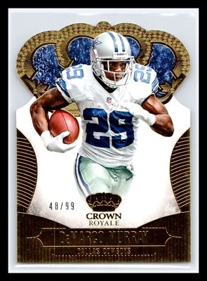 2013 Panini Crown Royale #31 DeMarco Murray #/99 Gold Parallel Dallas Cowboys - Image 1 of 2