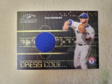 2003 Donruss Classics Dress Code Game Worn Jersey Alex Rodriguez Numbered