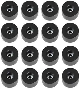 16 Gummifüße Ø 38x25 Lautsprecherfüße Gummifuß Boxenfüße Gehäusefuß Boxenfuß Fuß - Bild 1 von 5