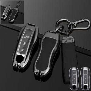 Funda protectora de aleación de zinc TPU para llave de coche para Porsche Cayenne Panamera 911 Macan Taycan - Imagen 1 de 9