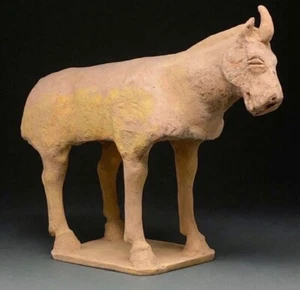 Tang Dynasty One Horned Qilin Dragon Terracotta - Picture 1 of 6