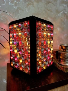 Vintage 80s Soviet 4D Retro Disco night lamp spectrum rainbow - Bild 1 von 9