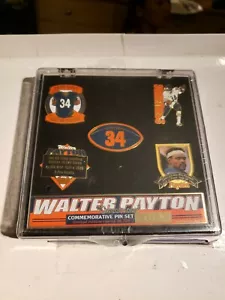 5 Walter Payton pin set Chicago Bears SWEETNESS limited edition New football - Picture 1 of 7