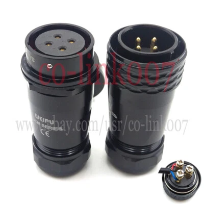 SA28 WEIPU 25A 4Pin Waterproof Wire Connector Plug Socket,Power Cable Connector - Image 1 of 4