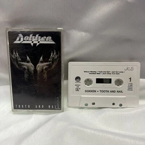 Dokken Tooth And Nail Cassette Tape 1984 Elektra Asylum Records - Imagen 1 de 3