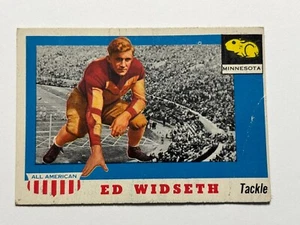 1955 Topps All American - Ed Widseth #48 (RC) VG Condition - Picture 1 of 2