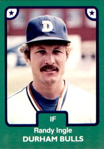 1984 Durham Bulls TCMA #29 Randy Ingle Forest City North Carolina Baseball Card