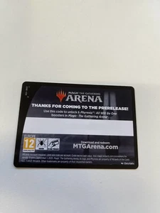 MTG 6 BOOSTER Code Pre Release MAGIC ARENA CARD Phyrexia All Will Be One ONE - Picture 1 of 2