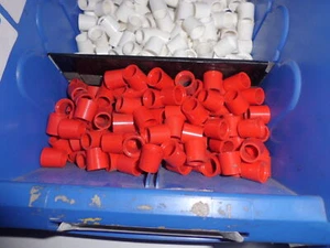 NEW GOLF CLUB FERRULES ~ SEVERAL COLOURS & SIZES ~ THIS LISTING ~ RED .370 x 2 - Picture 1 of 6