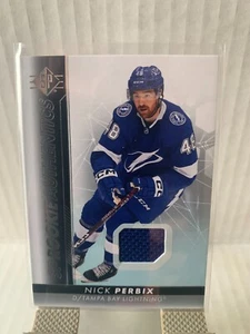 2022-23 Sp Rookie Authentics Nick Perbix Jersey Patch RC Tampa Bay Lightning RC - Picture 1 of 2