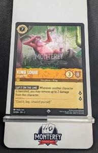 KING LOUIE Jungle VIP NM-MINT Disney Lorcana TCG non holo 12/204 EN2 - Picture 1 of 1