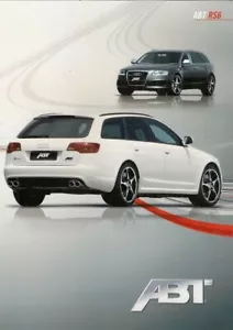 Audi RS6 Avant ABT Tuning Zubehör 2009 Faltbarer Verkaufsprospekt in Englisch A6 - Bild 1 von 1