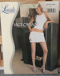 Levante CALZE Overknee Strümpfe - NATURALE VICTORIAN - Made In Italy S/M - Bild 1 von 5