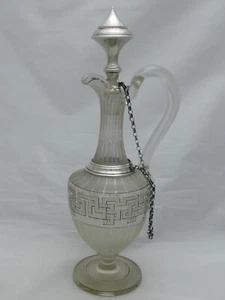 WEINKARAFFE - KARAFFE SILBER 830-ER HOLLAND 1890 - Bild 1 von 5