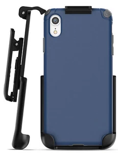 iPhone XR Belt Clip Holster Case / Cover | Thin Grip Protective Case Nova Blue - Picture 1 of 6