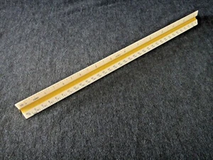 Vintage Post 1315 C Architect Triangular 12" Scale - Picture 1 of 6