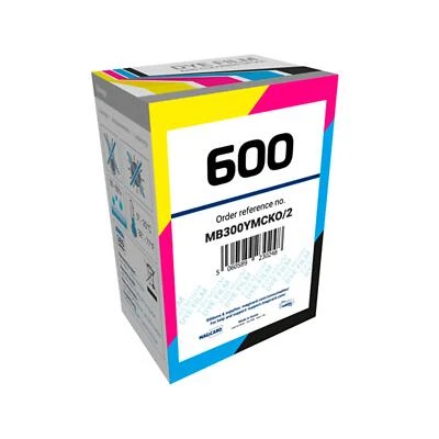 Magicard MB300YMCKO Ribbon - Color w/ Overlay for Magicard 600 - 300 Prints - Image 1 of 4