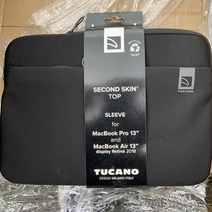 Tucano Second Skin Top Sleeve Neopren für MacBook Pro 13z Retina schwarz - Bild 1 von 4