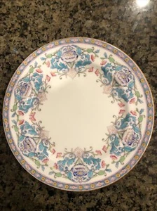 Antique royal doulton porcelain salad plate 8” E8209 turquoise hand painted EUC - Picture 1 of 4