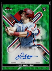 Luke Williams RC Auto /99 - 2022 Finest Autographs Green Wave Refractors #FA-LW - Picture 1 of 2