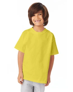 5 Pack Of Hanes Youth Authentic-T Stylish T Shirt Casual Plain T-Shirt - 54500 - Picture 1 of 27