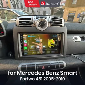 Carplay 64G Android Autoradio Für Benz Smart Fortwo 451 05-2010 GPS Navi WiFi BT - Bild 1 von 13