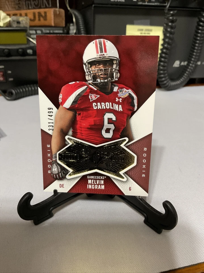 2012 SPx Finite Rookies 394/499 Melvin Ingram III Melvin Ingram South Carolina - Image 1 of 4