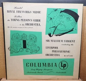Händel Royal Fireworks, Britten Young Person's Guide - Sargent, Liverpool Orch - Bild 1 von 2