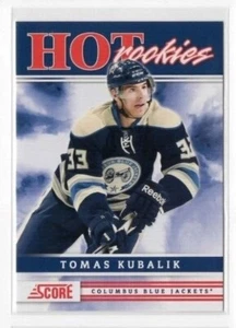 Tomas Kubalik 11-12 Panini Score Hockey Hot Rookies RC 507 Columbus Blue Jackets - Picture 1 of 1