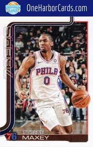 2025-26 Topps Philadelphia 76ers #21 Tyrese Maxey - Picture 1 of 2