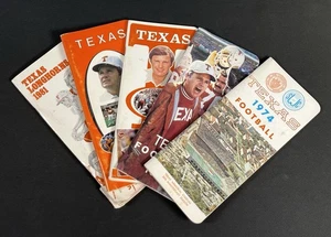 Vtg Texas Longhorns Football Media Guides 1974, 1978-81 - Lot Of 5 - Bild 1 von 11