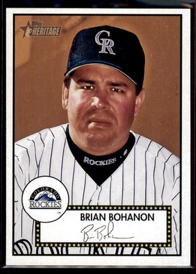 2001 Topps Heritage Brian Bohanon #112 Colorado Rockies - Image 1 of 2