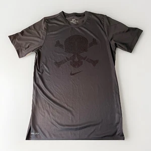 Camiseta para hombre Nike Dri Fit-mediana-gris oscuro-deportiva-artículos informales - Imagen 1 de 5